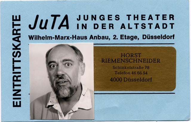 Der Regisseur - Der neue Prozess von Peter Weiss in der JUTA